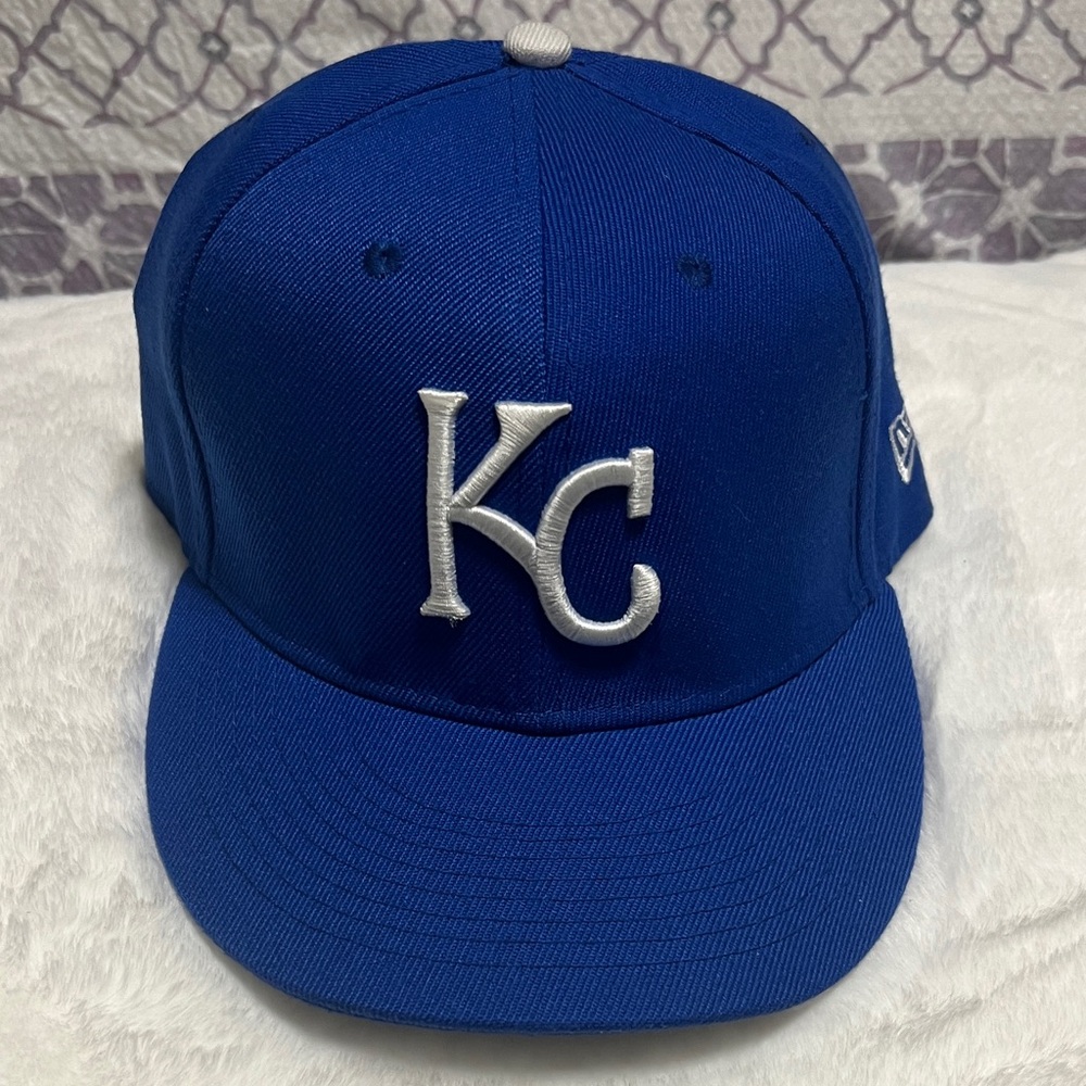 Blue KC Cap with White Logo